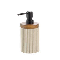 DOZATOR ZA TEČNI SAPUN  bež  plastika  - bež, Osnovno, plastika (8/17cm) - Homeware