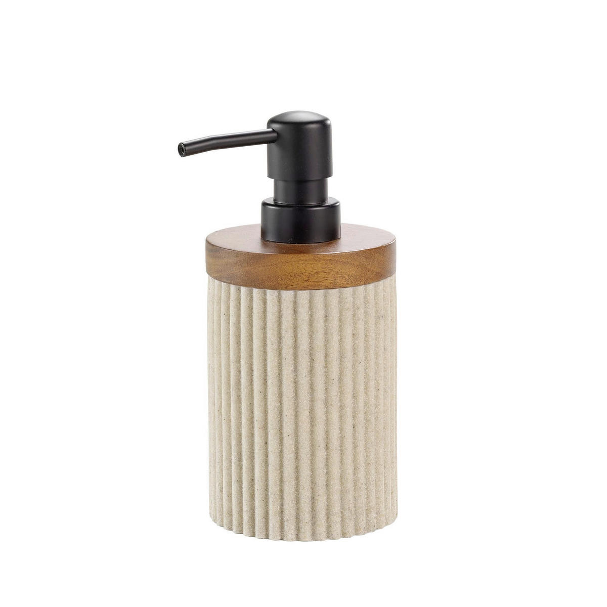 DOZATOR ZA TEČNI SAPUN  bež  plastika  - bež, Osnovno, plastika (8/17cm) - Homeware