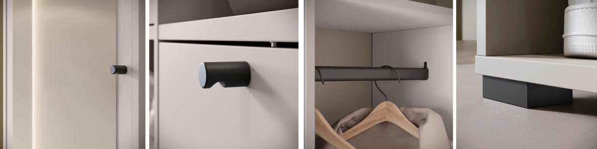 GARDEROBE  in  - Kaschmir/Beige, Trend, Holzwerkstoff (90/190/33cm)