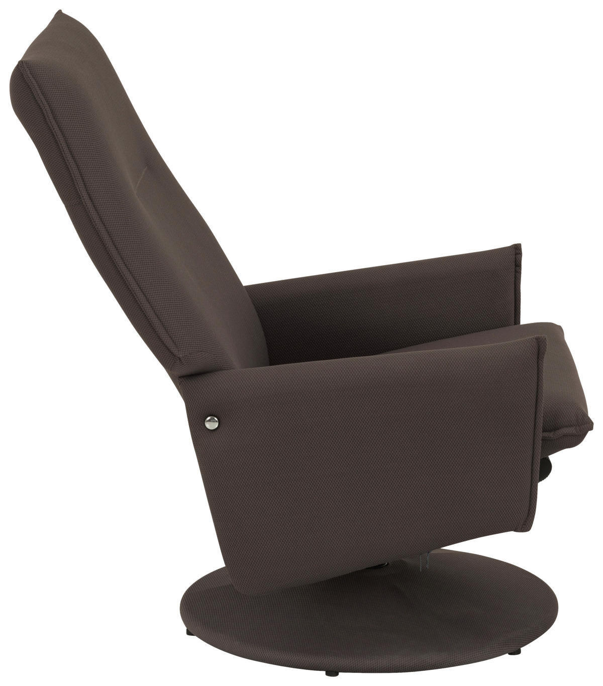 RELAXSESSELSET Webstoff Hocker    - Graubraun/Grau, MODERN, Textil/Metall (69/95/80/80/107,5cm) - P & B