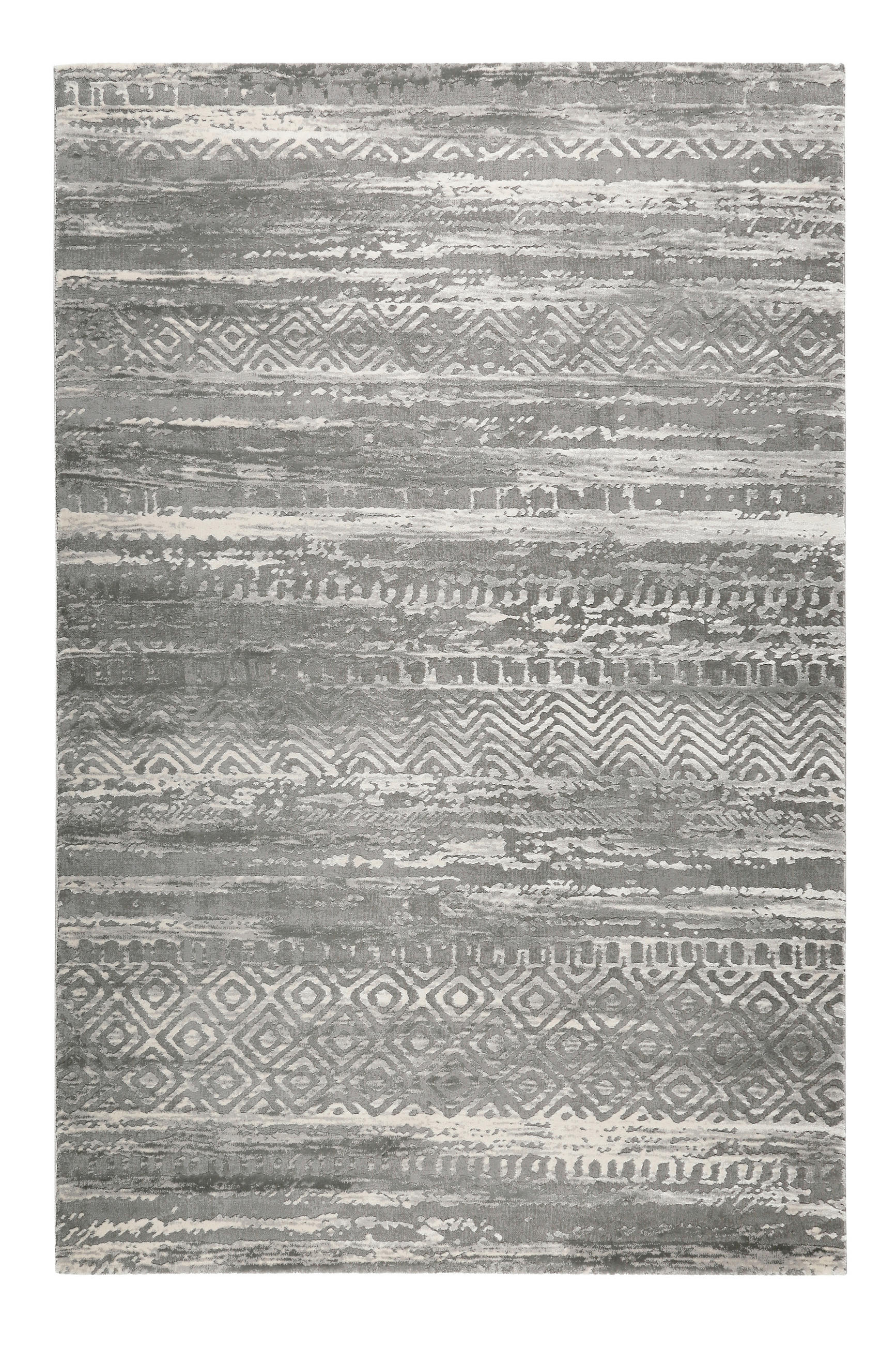 Esprit Webteppich Makai Grau, Sand, Beige 80x150 cm
