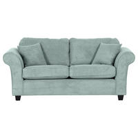 2-SITZER-SOFA Cord Mintgrün  - Dunkelbraun/Mintgrün, KONVENTIONELL, Holz/Textil (190/70/90cm) - home24