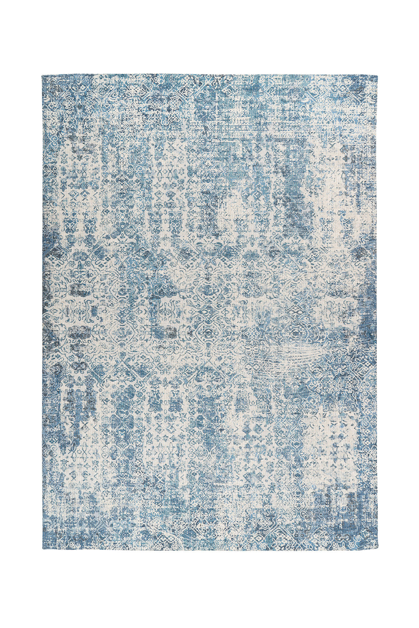 TEPPICH 80/150 cm Perry 225 Blau  - Blau, KONVENTIONELL, Textil (80/150cm)