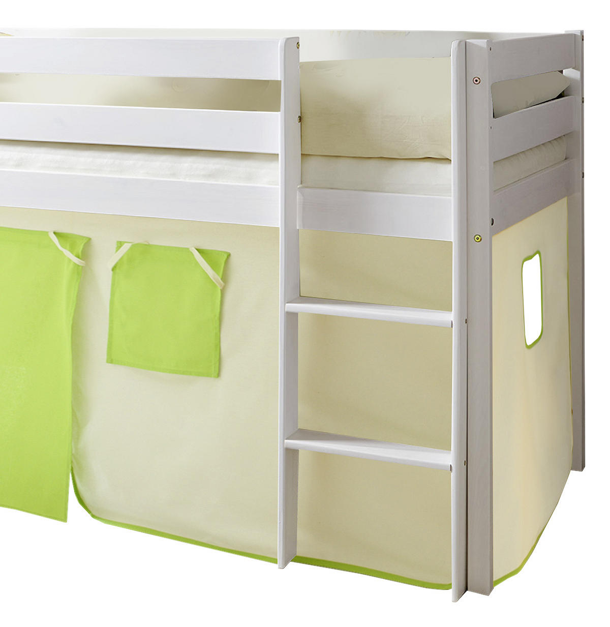 HOCHBETT 90/200 cm  - Beige/Weiß, Natur, Holz (90/200cm) - MID.YOU