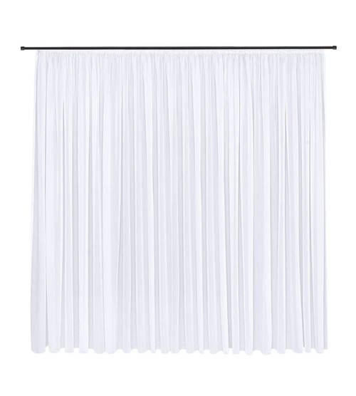 FERTIGSTORE  transparent  600/245 cm   - Weiß, Basics, Textil (600/245cm)