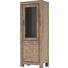 VITRINE Akazie massiv Akaziefarben - Alufarben/Akaziefarben, Design, Glas/Holz (68/186/44cm) - Carryhome VITRINE Akazie massiv Akaziefarben - Alufarben/Akaziefarben, Design, Glas/Holz (68/186/44cm) - Carryhome