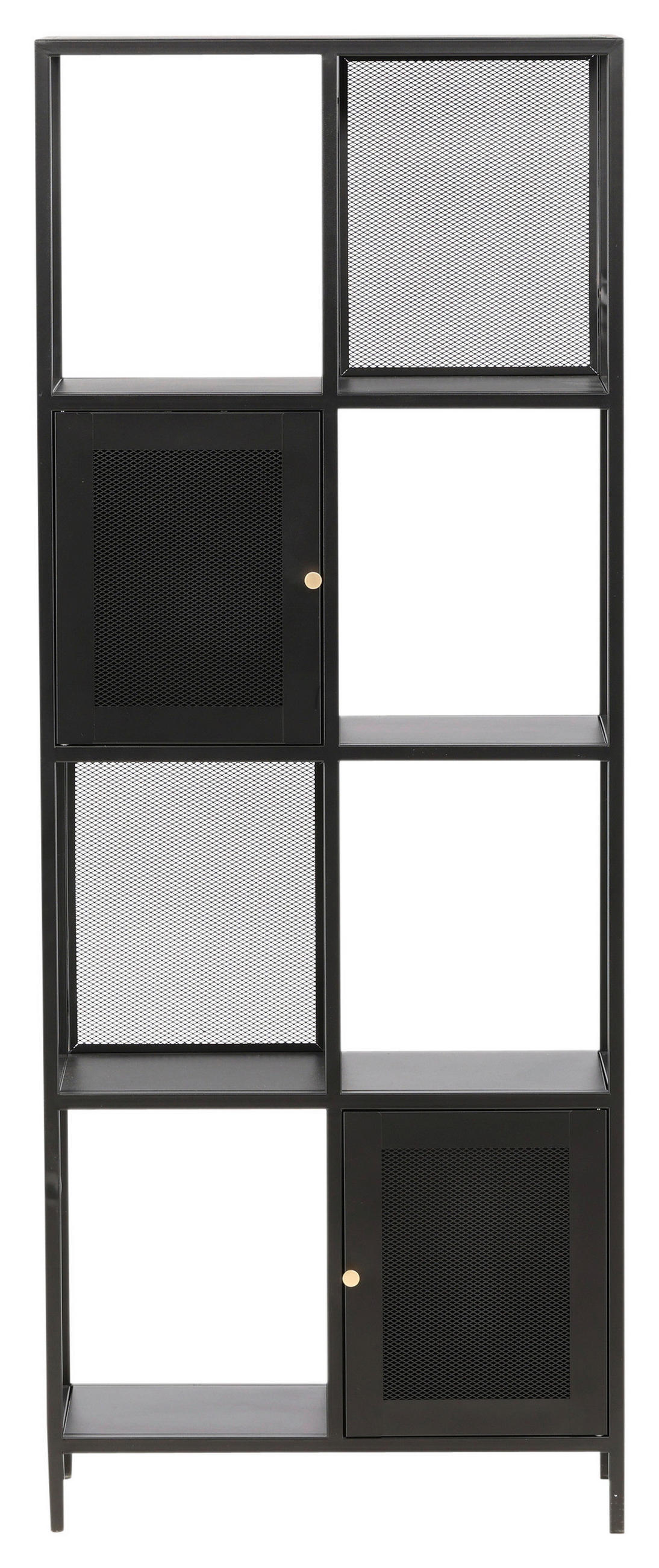 HYLLA i 70/180/35 cm svart  - svart, Design, metall (70/180/35cm) - Livetastic