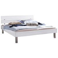BETT 140/200 cm  in Weiß  - Weiß, Design, Metall (140/200cm) - Hasena