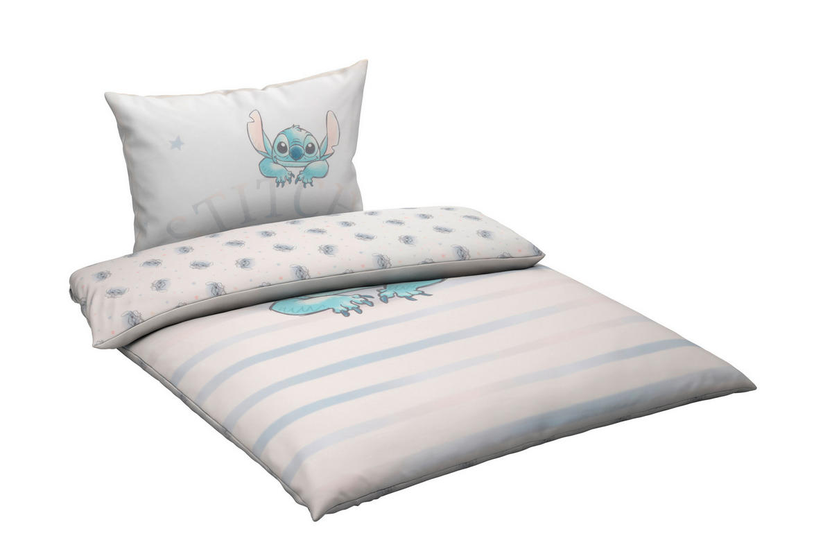 BABYBETTWÄSCHE Stitch Renforcé  - Creme, Trend, Textil (100/135cm) - Disney