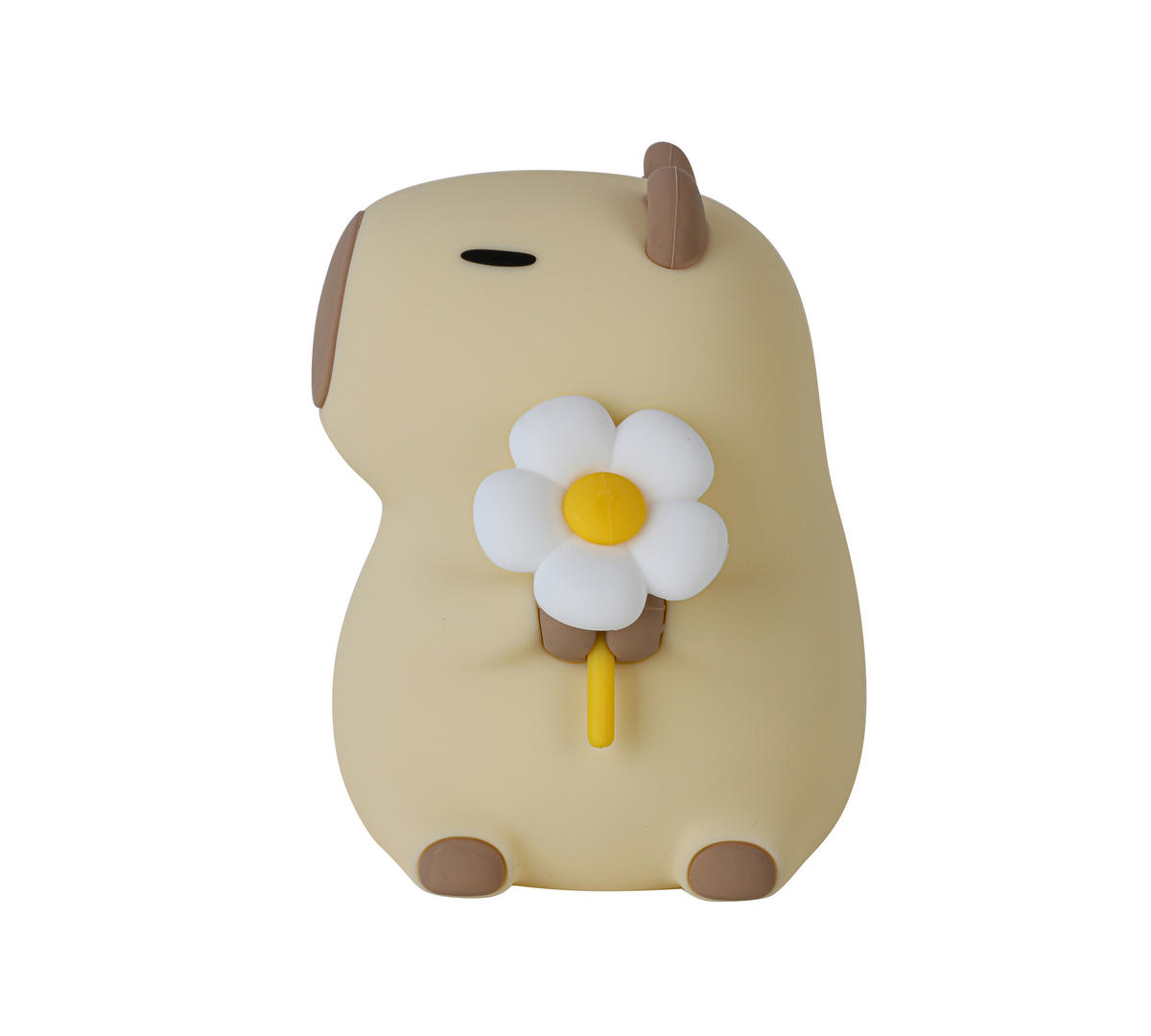 NACHTLICHT Capybara 9,2/11,1/9,1 cm   - Creme, Trend, Kunststoff (9,2/11,1/9,1cm) - Novel