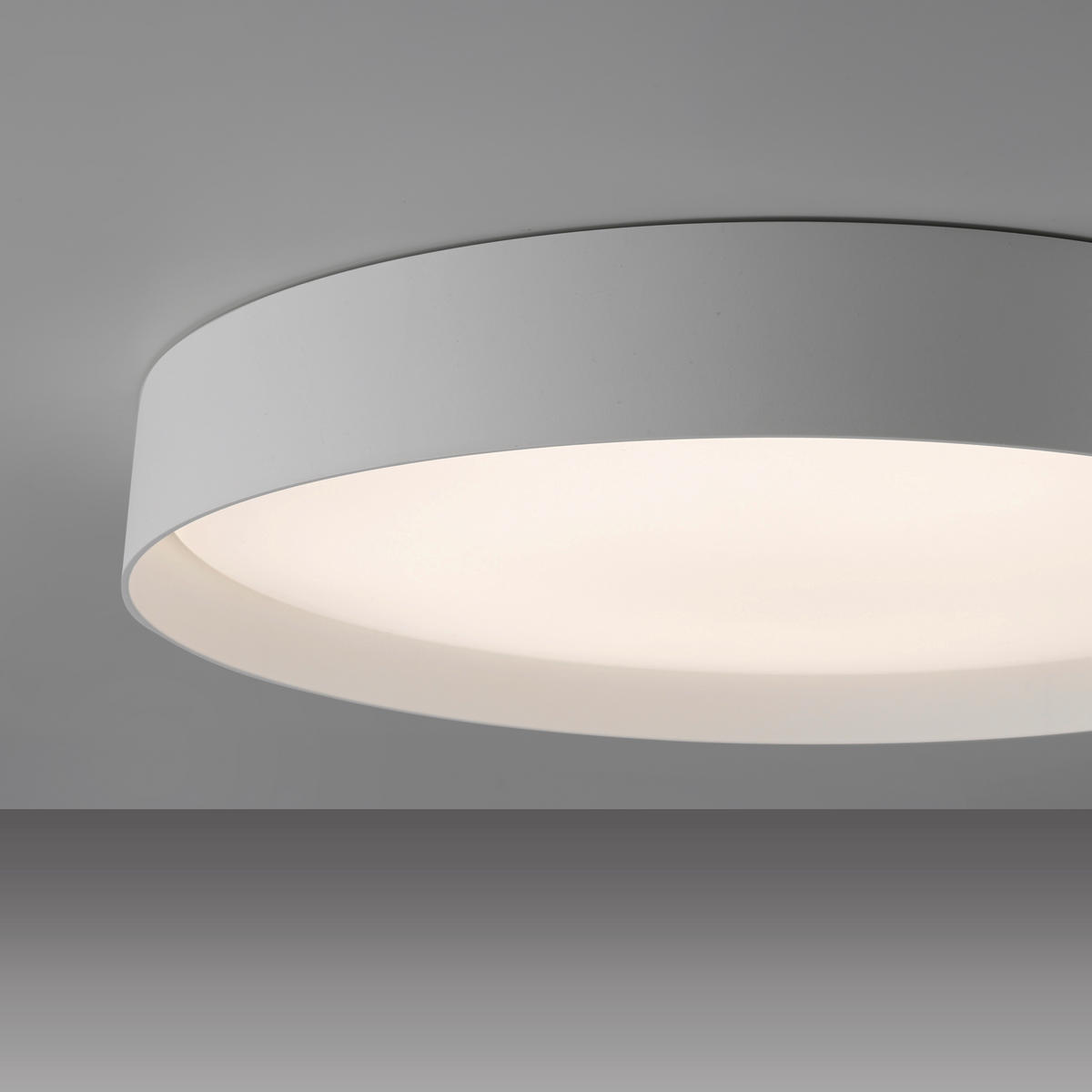 LED-DECKENLEUCHTE SW TAVOLI 49/49/7,3 cm   - Weiß, KONVENTIONELL, Kunststoff/Metall (49/49/7,3cm) - Schöner Wohnen