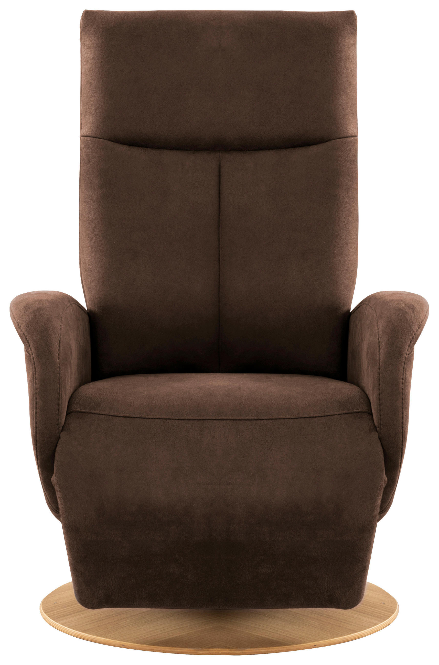 DREHSTUHL Mikrofaser Mokka  - Eichefarben/Mokka, KONVENTIONELL, Holz/Textil (75/112/82cm) - Sit & More