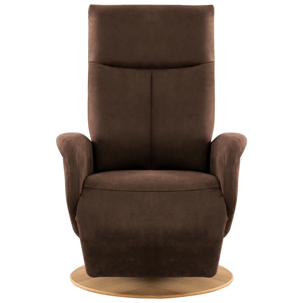 Thumbnail - Sit & More Relaxsessel, Mokka, Textil, Eiche, 75x112x82 cm, Goldenes M, Oeko-Tex® Standard 100, Made in Europe, DGM-Klim...