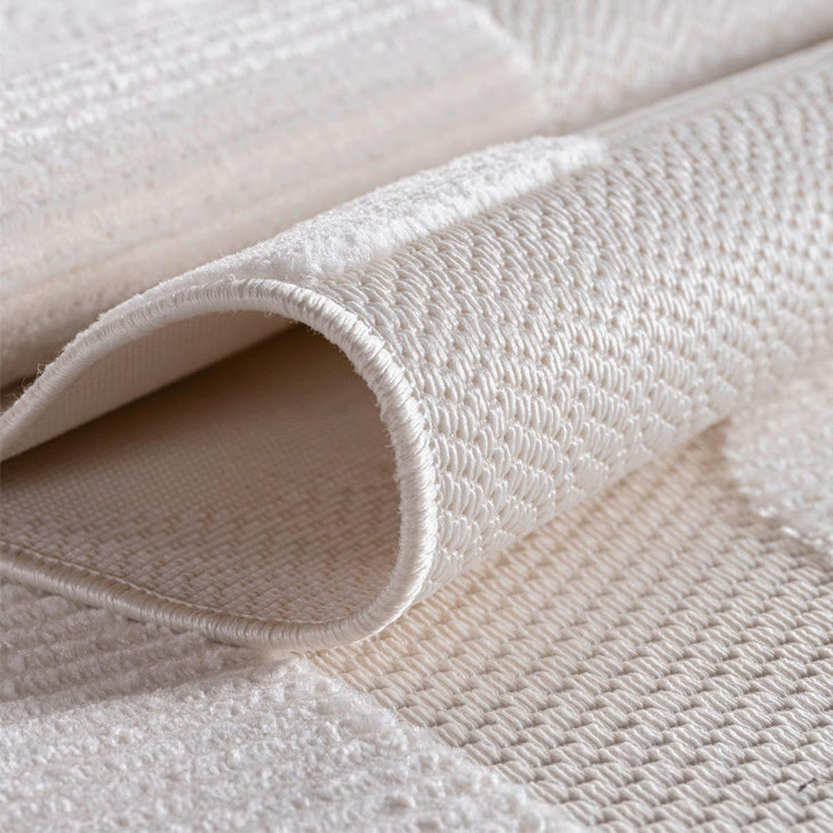 FLACHWEBETEPPICH 200/290 cm Doha Creme  - Creme, Design, Textil (200/290cm)