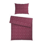 BETTWÄSCHE Satin 140/200 cm  - Bordeaux/Multicolor, Design, Textil (140/200cm) - Novel