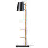 STEHLEUCHTE  30/168/49 cm   - Schwarz, Design, Holz/Metall (30/168/49cm) - It's about Romi