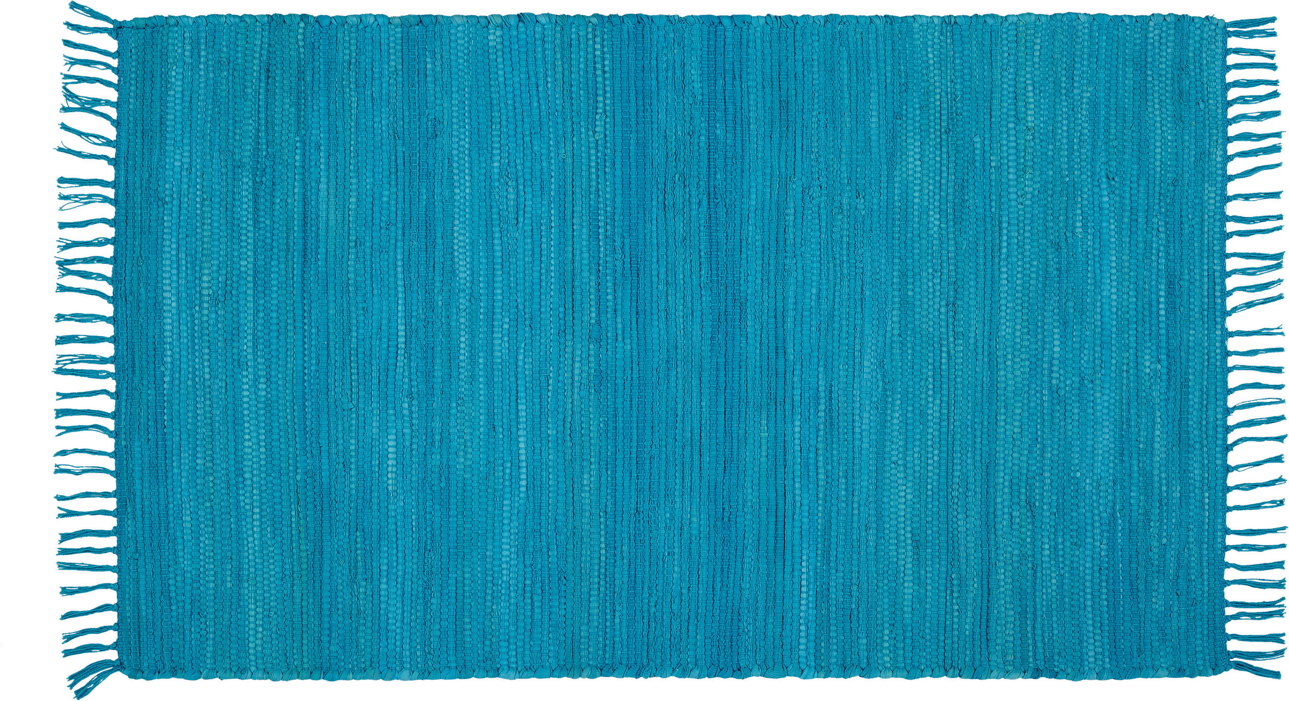 RUČNE TKANÝ KOBEREC, 70/120 cm, tyrkysová - tyrkysová, Basics, textil (70/120cm) - Boxxx