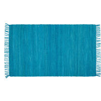 RUČNE TKANÝ KOBEREC, 70/120 cm, tyrkysová - tyrkysová, Basics, textil (70/120cm) - Boxxx
