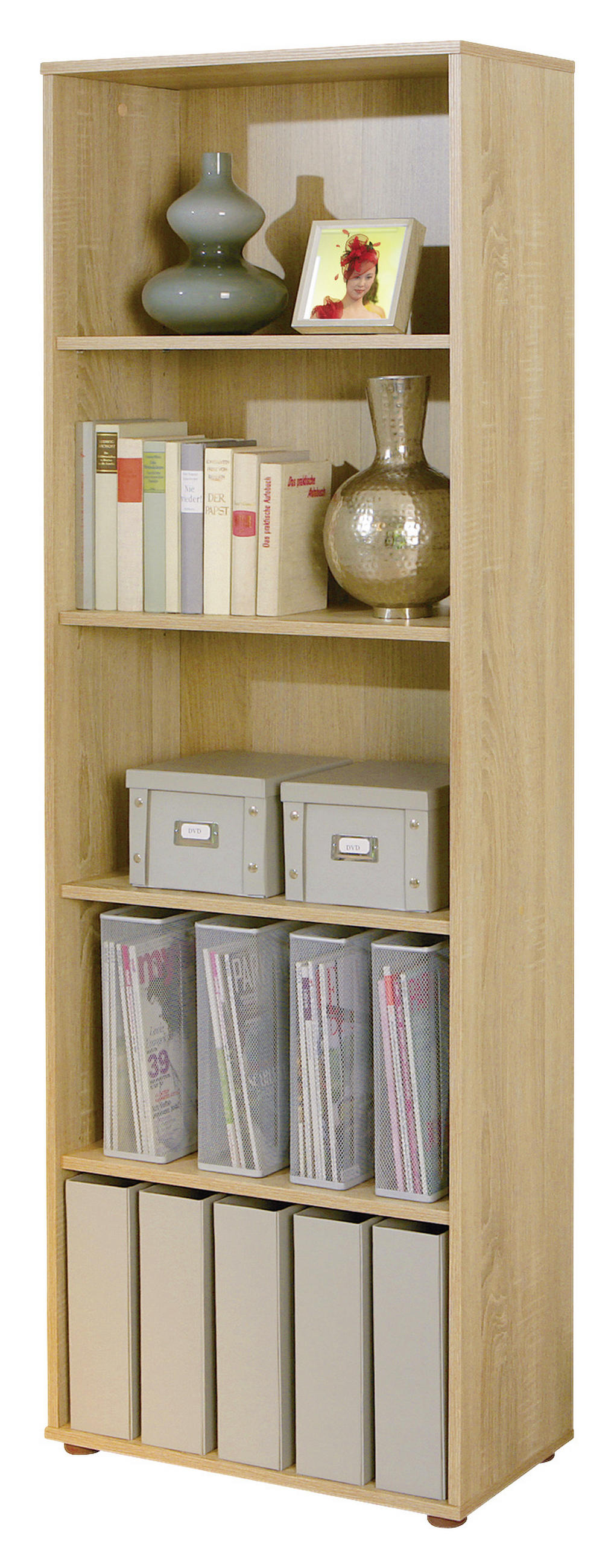 REGAL Sonoma Eiche  - Sonoma Eiche, Basics, Holzwerkstoff/Kunststoff (60/180/30cm) - MID.YOU