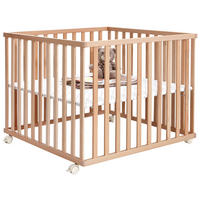 LAUFGITTER  97/97/70 cm  - Buchefarben, LIFESTYLE, Holz/Kunststoff (97/97/70cm) - My Baby Lou