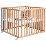 LAUFGITTER  97/97/70 cm  - Buchefarben, LIFESTYLE, Holz/Kunststoff (97/97/70cm) - My Baby Lou