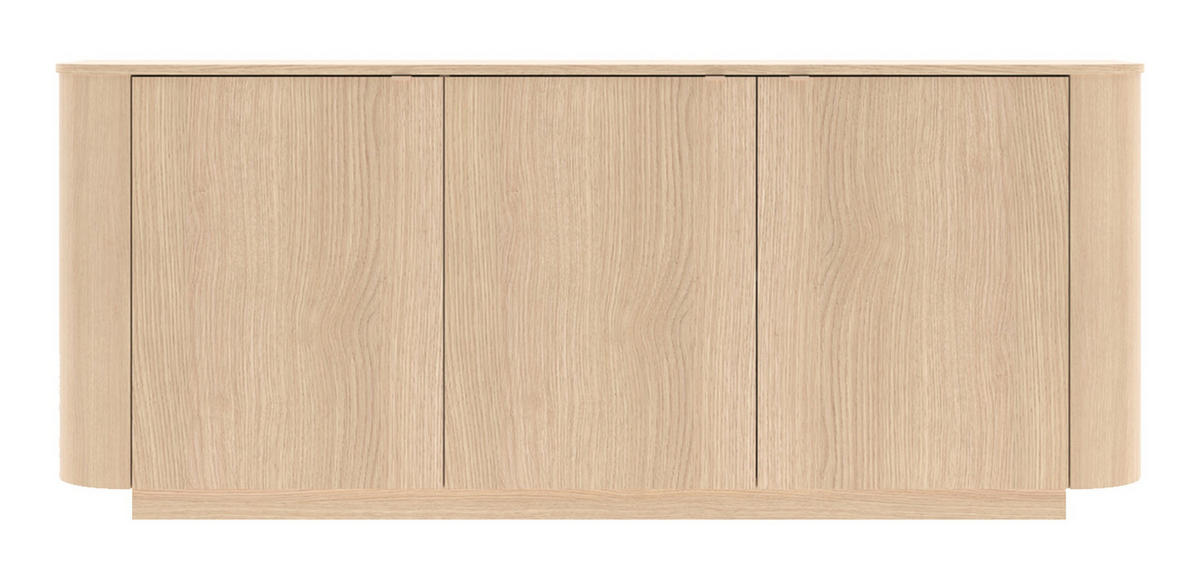 SIDEBOARD  181/76/43 cm  - Eichefarben, Design, Holzwerkstoff/Metall (181/76/43cm) - MID.YOU