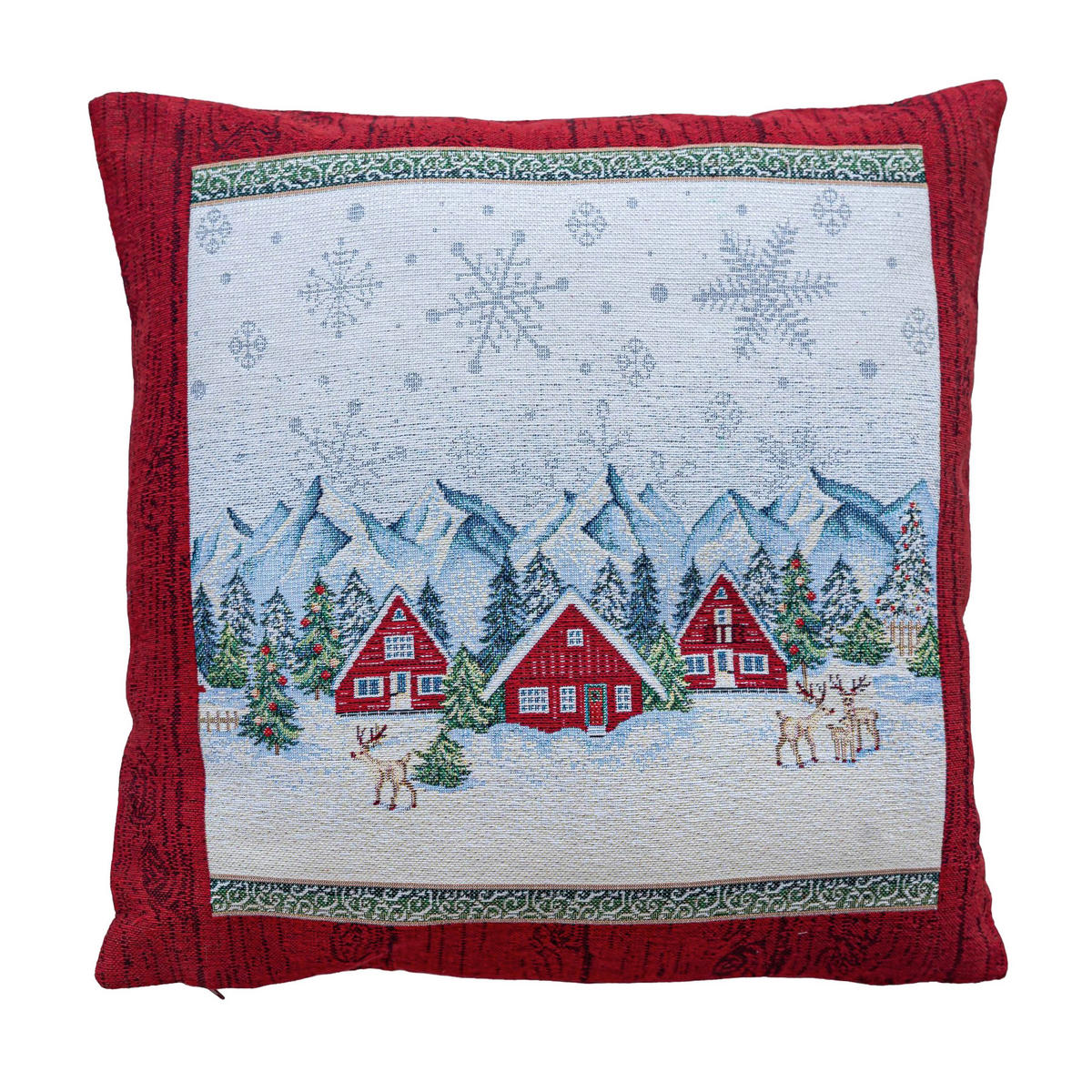 PÁRNAHUZAT  - bordó, Design, textil (45/45cm)