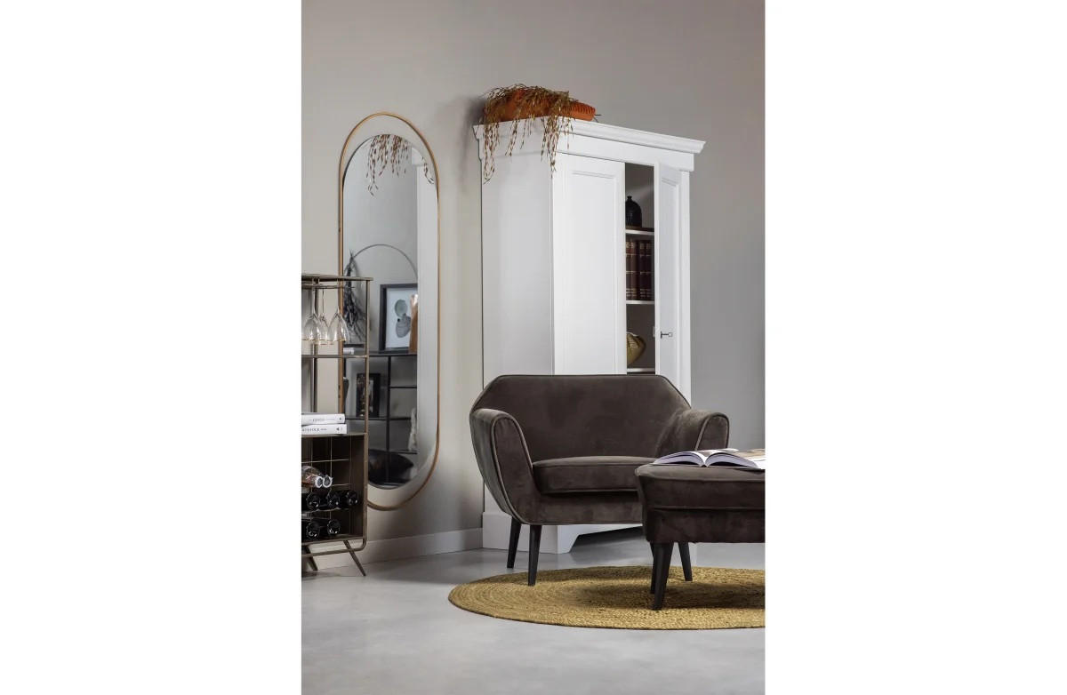 WANDSPIEGEL 60/168/1 cm  - Messingfarben, Basics, Glas/Metall (60/168/1cm) - Livetastic