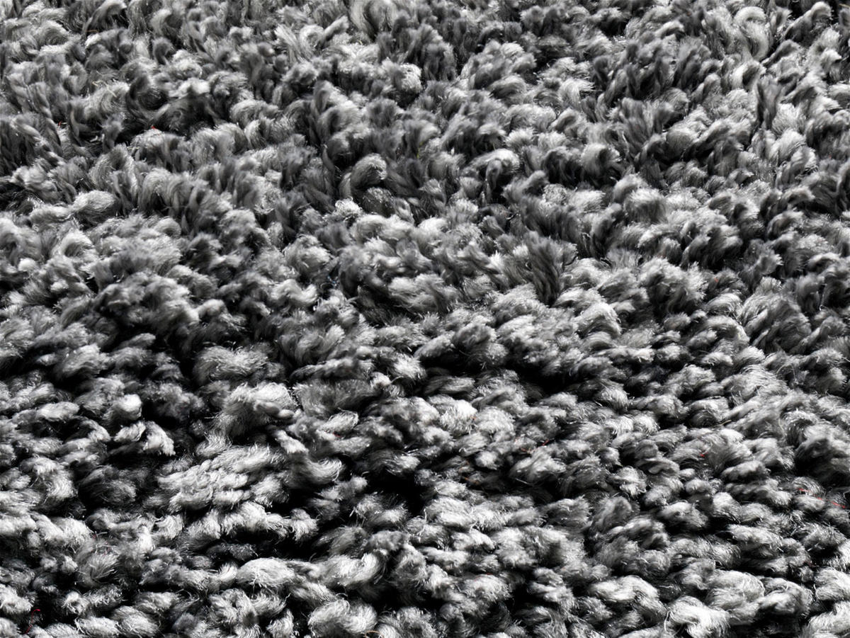 HOCHFLORTEPPICH 150 cm FASHION SHAGGY Dunkelgrau  - Dunkelgrau, Basics, Textil (150cm) - Novel