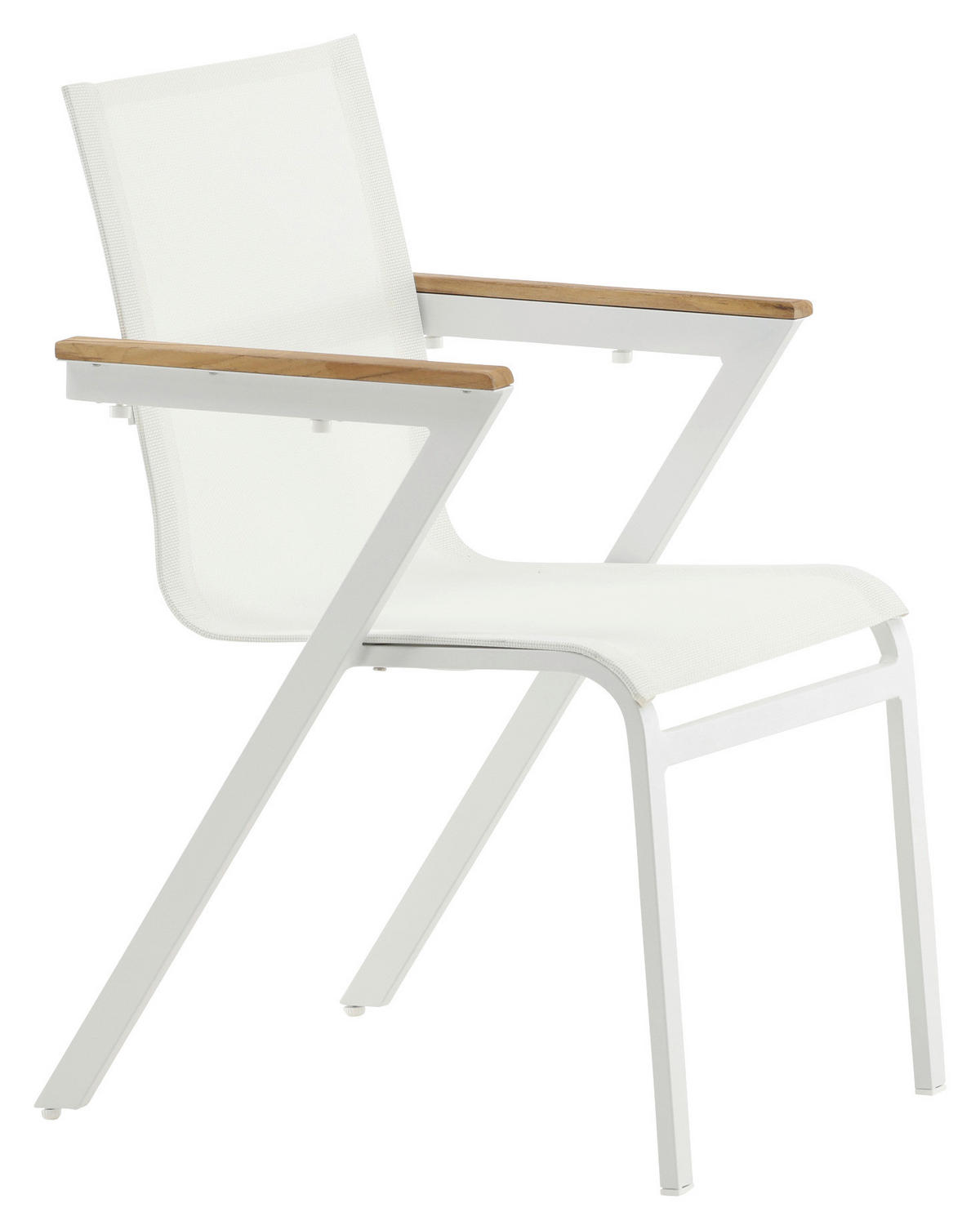STAPELSESSEL - Weiß, KONVENTIONELL, Holz/Metall (57/87/61cm) - Gardenson
