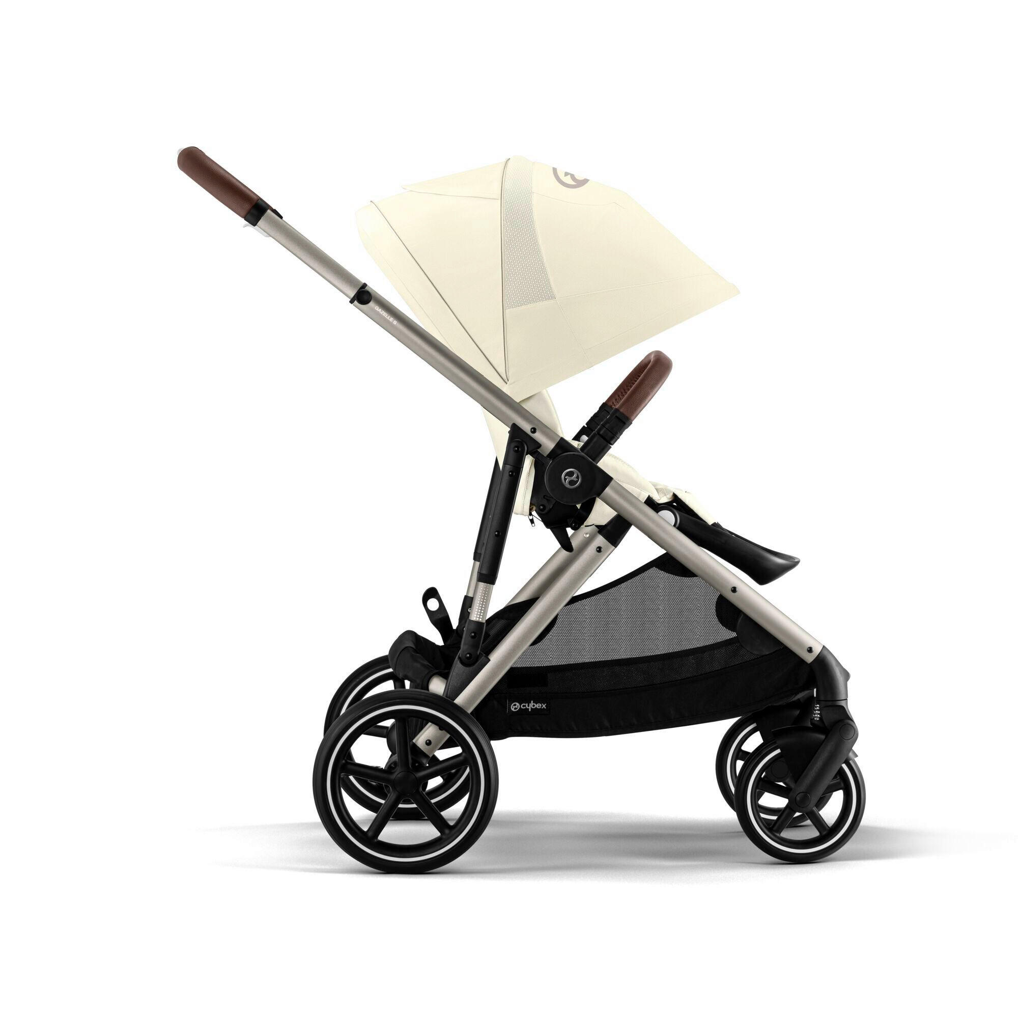 KINDERWAGEN  GAZELLE S  SEASHELL BEIGE  - Taupe/Beige, Basics, Kunststoff/Textil (93-106/65/100-110cm) - cybex GOLD