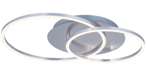 LED-DECKENLEUCHTE 54,7/40/7 cm - Alufarben, Design, Kunststoff/Metall (54,7/40/7cm) - Novel