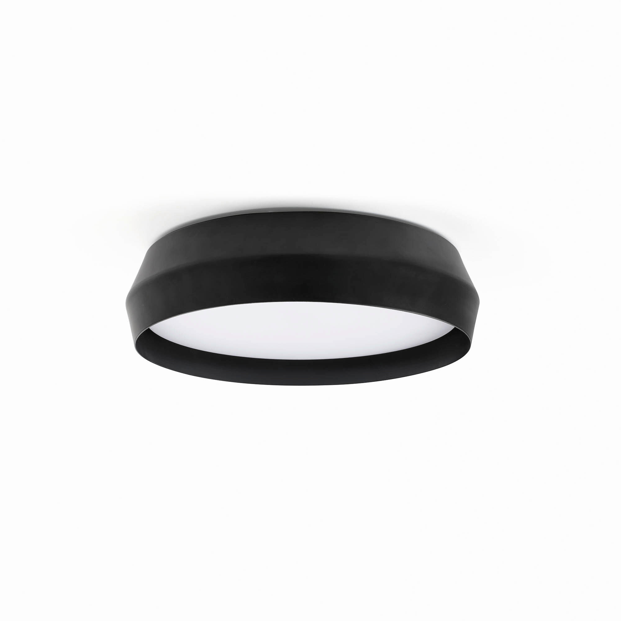 LED-WANDLEUCHTE 35/35/9.3 cm   - Schwarz, KONVENTIONELL, Metall (35/35/9.3cm)