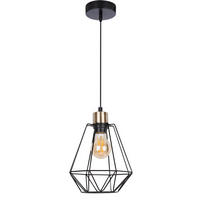 PENDELLEUCHTE 19/19/100 cm  - Schwarz, Design, Metall (19/19/100cm)