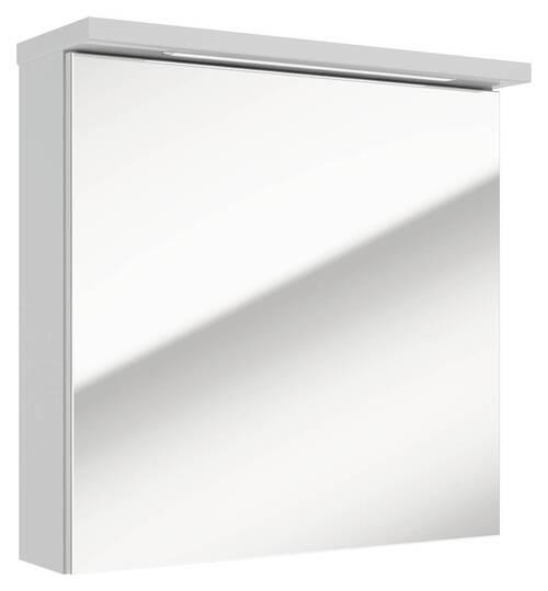 DULAP CU OGLINDĂ 61/60/20 cm  - alb, Basics, sticlă/material pe bază de lemn (61/60/20cm) - Carryhome