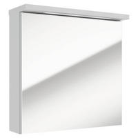 DULAP CU OGLINDĂ 61/60/20 cm  - alb, Basics, sticlă/material pe bază de lemn (61/60/20cm) - Carryhome