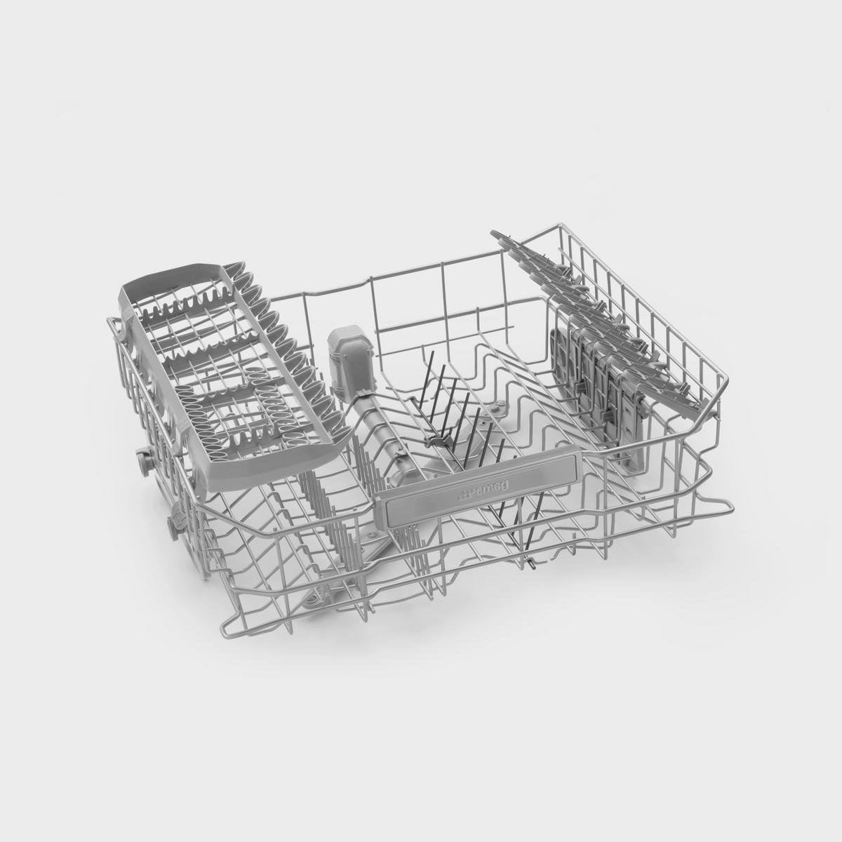 GESCHIRRSPÜLER STL251CDE  - Edelstahlfarben, Basics, Metall (59,8/81,8/54,5cm) - SMEG