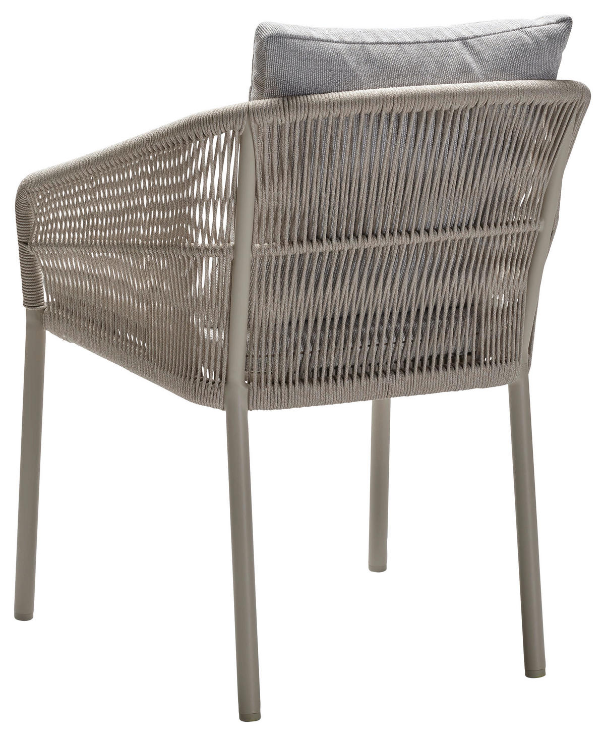 STAPELSESSEL in Metall, Textil Greige, Seidengrau  - Greige/Seidengrau, Basics, Textil/Metall (62/88/65cm) - Stern