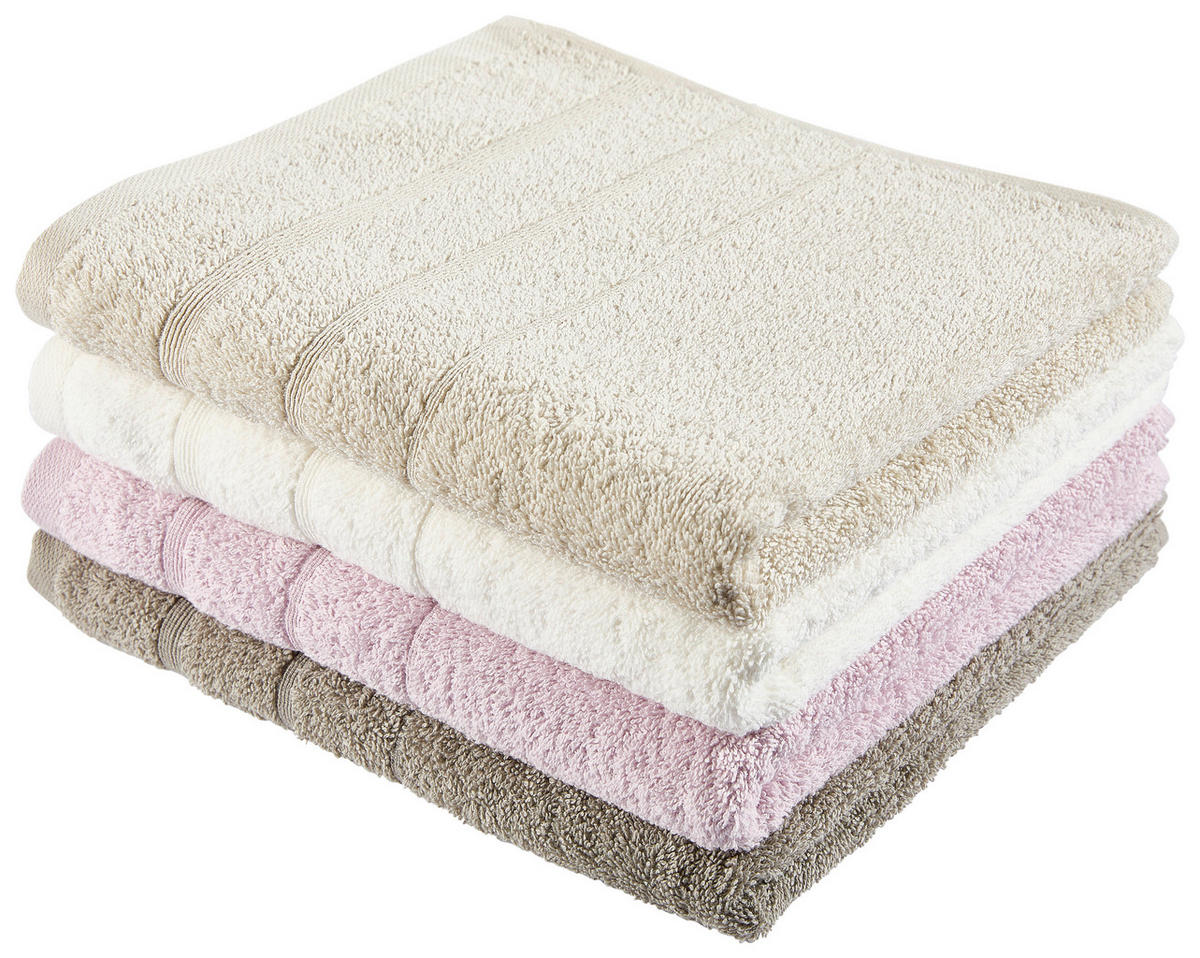 HANDTUCH MAKI Hellgrau  - Hellgrau, Basics, Textil (50/100cm) - Bio:Vio