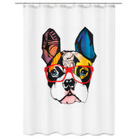 DUSCHVORHANG Kleine Wolke 180/200 cm  - Grau, Basics, Textil (180/200cm) - Kleine Wolke