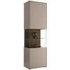 VITRINE Sandfarben, Buchefarben  62/206/43 cm  - Sandfarben/Buchefarben, Design, Glas/Holz (62/206/43cm) - Johann Jakob