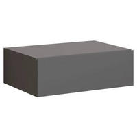 SÄNGBORD i grafitfärgad  - grafitfärgad, Modern, trämaterial (42/14/30cm) - Livetastic