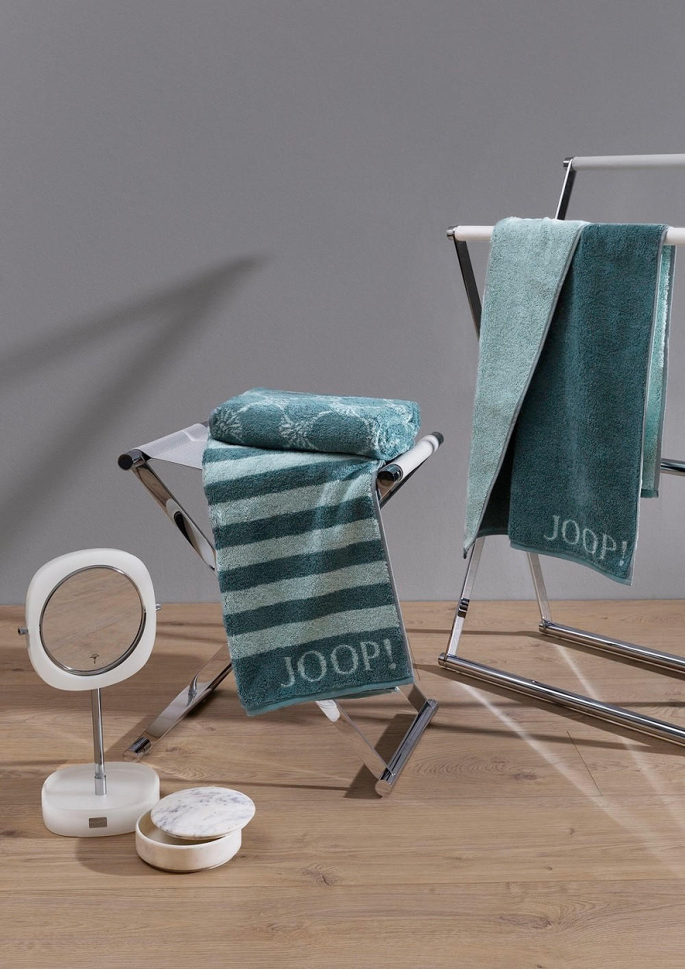 DUSCHTUCH Classic Doubleface 80/150 cm  - Jadegrün, Basics, Textil (80/150cm) - Joop!