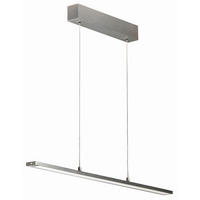 LED-HÄNGELEUCHTE Marlo   - Alufarben, Design, Glas/Metall (6/90cm) - Fischer & Honsel
