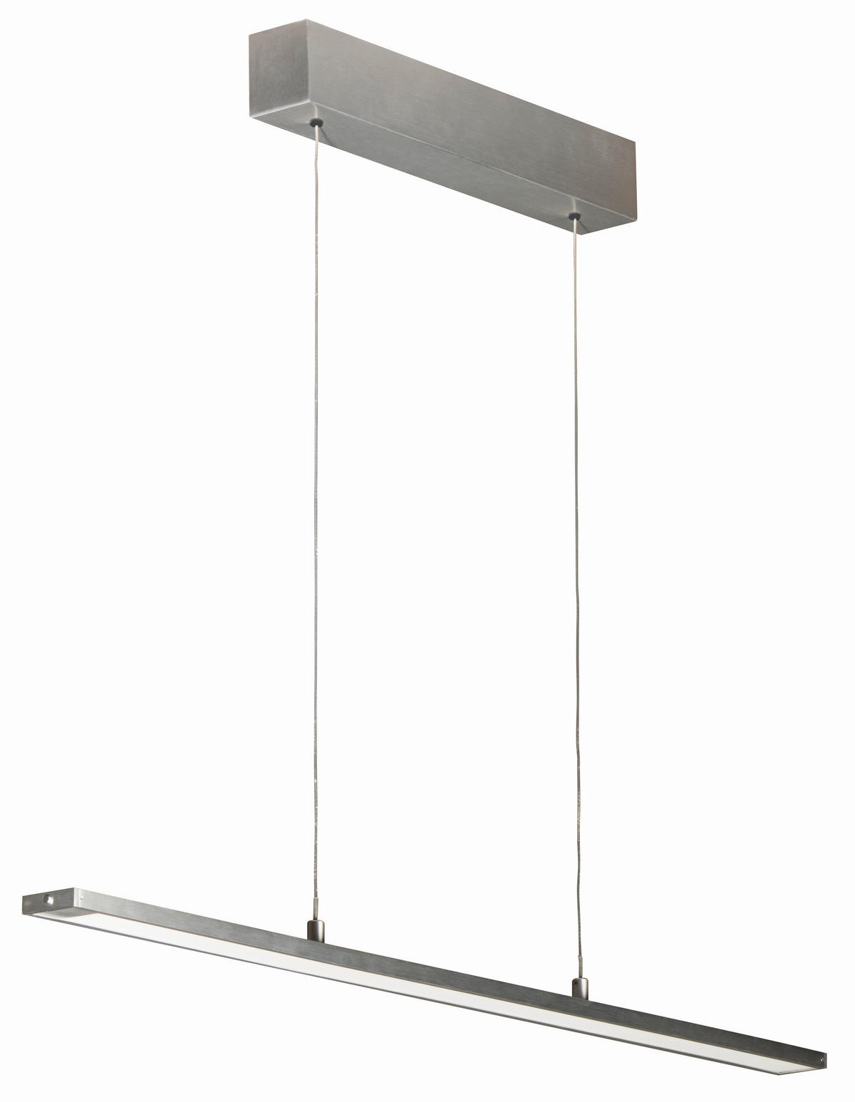 LED-HÄNGELEUCHTE Marlo   - Alufarben, Design, Glas/Metall (6/90cm) - Fischer & Honsel