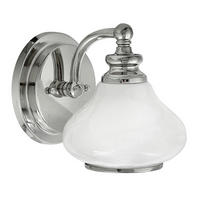 BADEZIMMER-WANDLEUCHTE HK-AINSLEY1-BATH 16/19.1/20.6 cm  - Chromfarben, Design, Glas/Metall (16/19.1/20.6cm) - Elstead Lighting