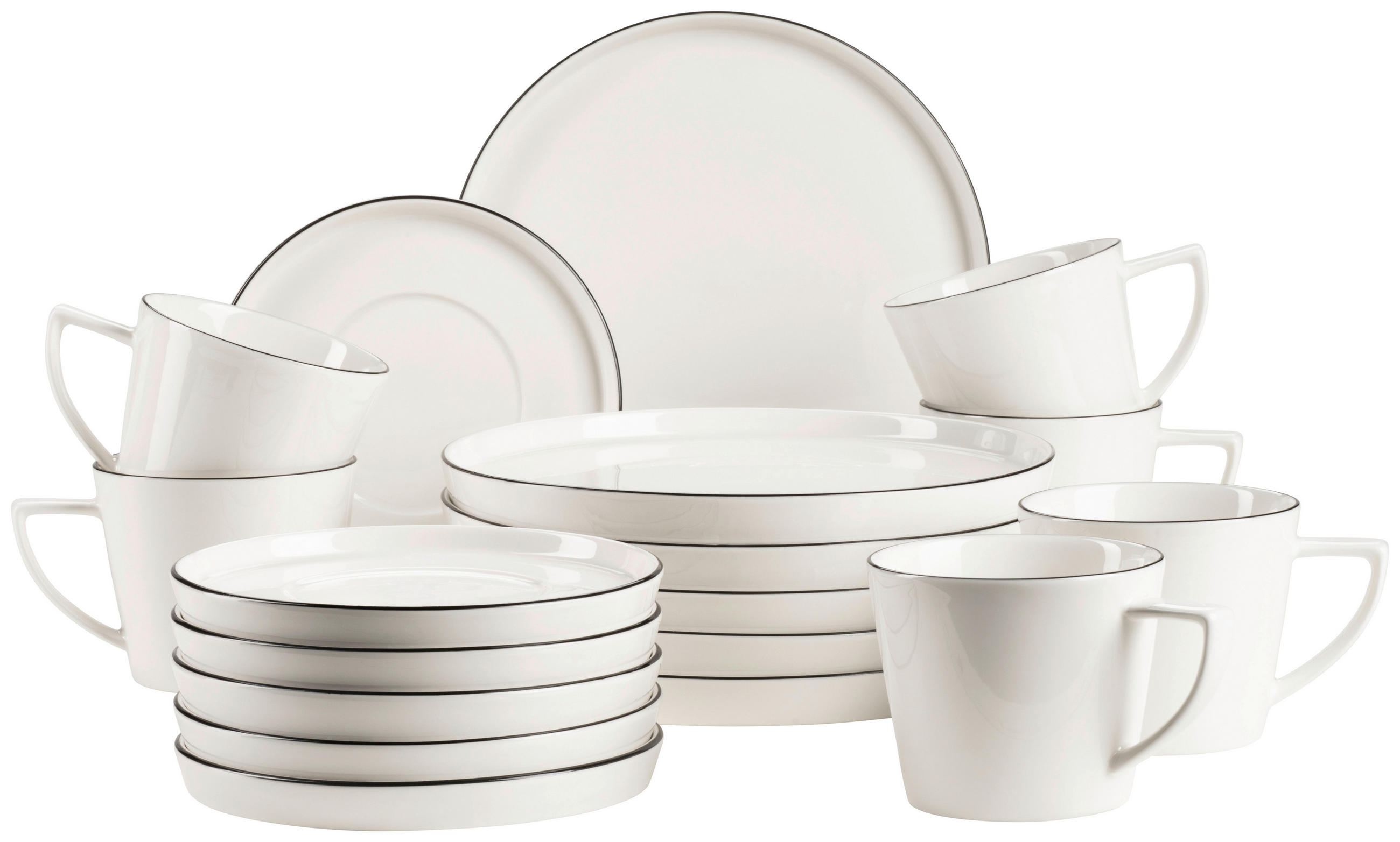 Kaffeeservice Sita Porzellan 6 Personen Geschirr Set