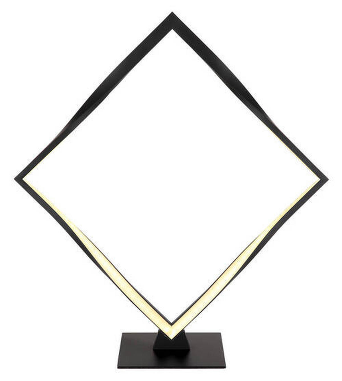 NAMIZNA LED-SVETILKA     42/14/44,5 cm          - črna/opal, Design, kovina/umetna masa (42/14/44,5cm) - Globo