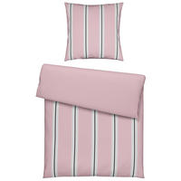 BETTWÄSCHE Stripes Renforcé 135/200 cm  - Pink, KONVENTIONELL, Textil (135/200cm) - Novel