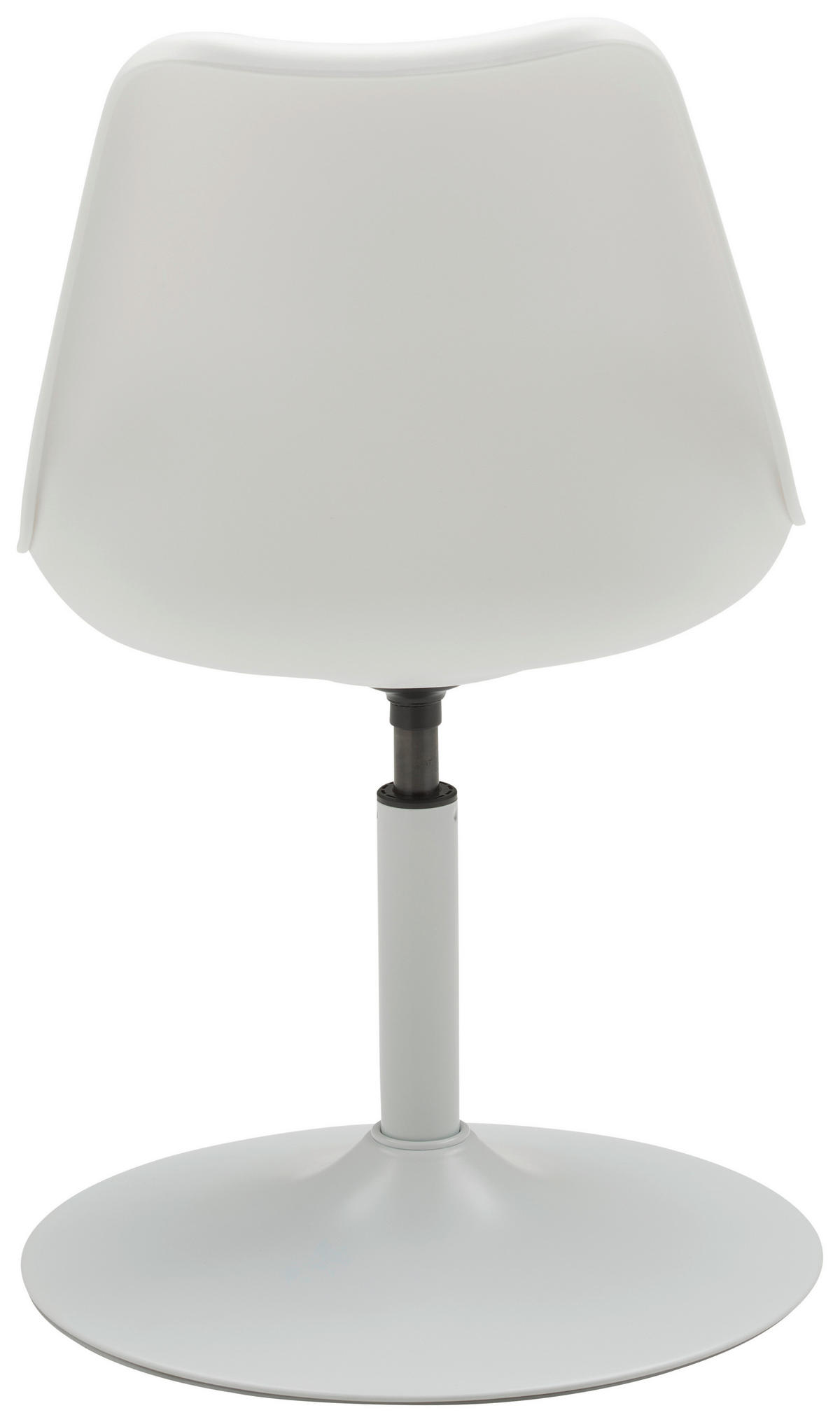 STUHL  in Eisen Webstoff Metall, Kunststoff, Textil matt  - Beige/Weiß, LIFESTYLE, Kunststoff/Textil (47.5/88/52cm) - MID.YOU